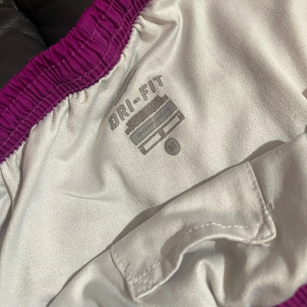 Nike Women's Purple Running Shorts medium, with panty